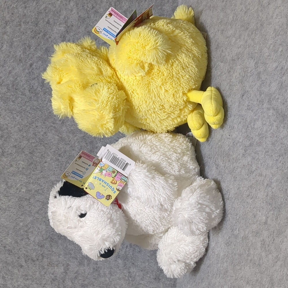 Peanuts "Woodstock and snoopy" Squishables Super Soft Plush Toy 10" NWT